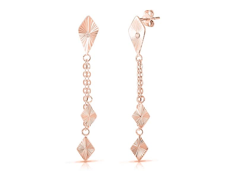 Yeidid Italian Marquise Drop Earrings - Image 1