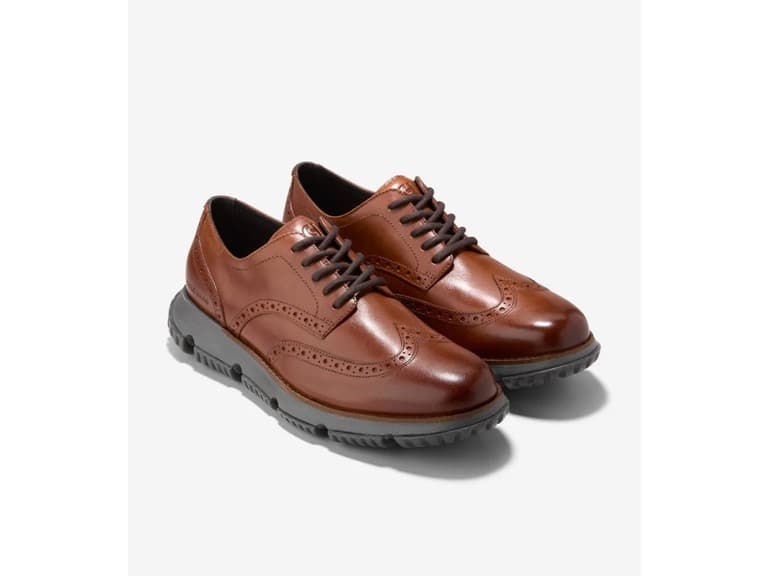 Cole Haan Men's 4.Zerogrand Wingtip Waterproof Shoes - Image 1
