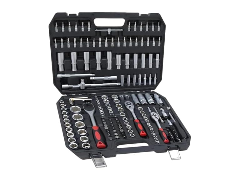 Hantinstom 171 Pieces Socket Set, 1/4 and 3/8 Inch - Image 1