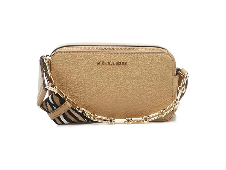 Michael Kors Jet Set Small Double Zip Camera Chain Crossbody - Image 1
