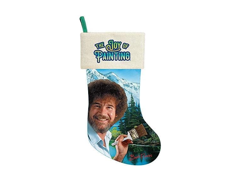 Kurt S. Adler Men (17in) Bob Ross Joy 17" Stocking - Image 1