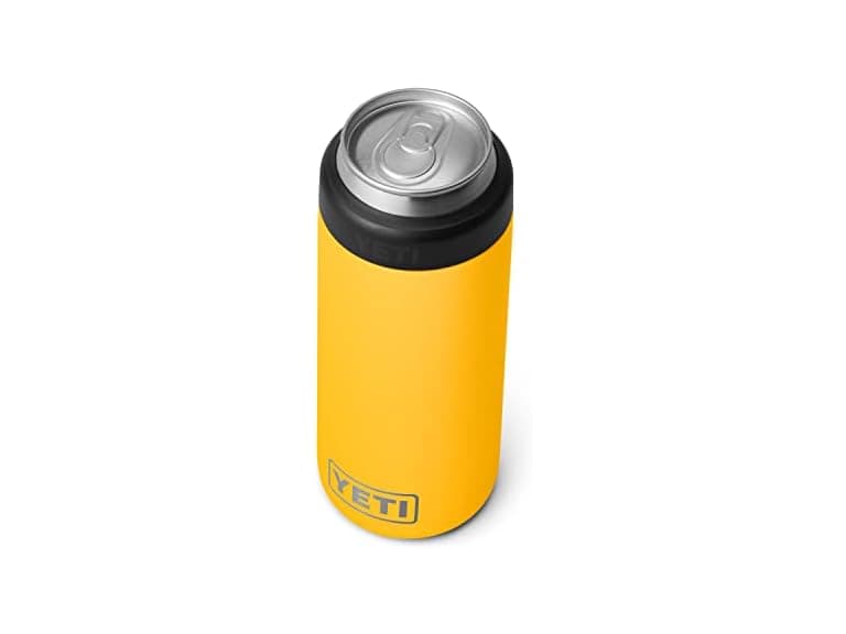 YETI Rambler 12oz Colster Slim Can Insulator, Alpine Yellow - Image 1