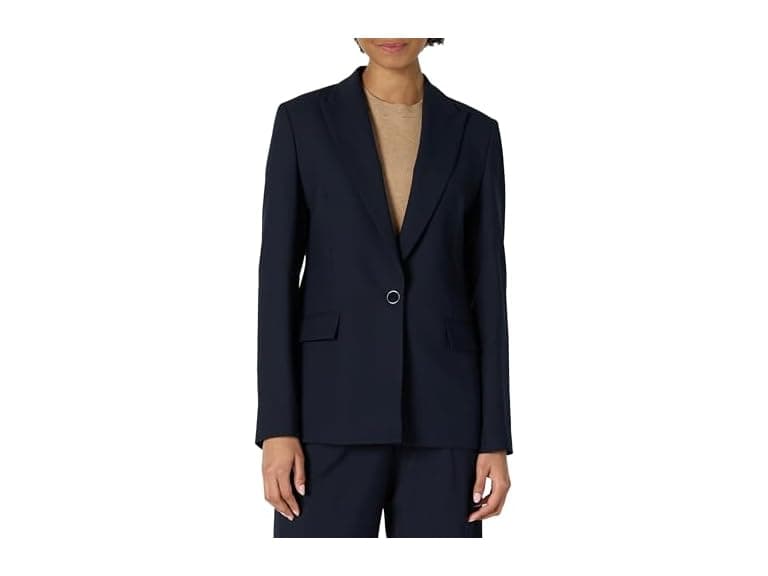 Amazon Essentials Women Regular-Fit Woven Single-Breasted Blazer - Image 1