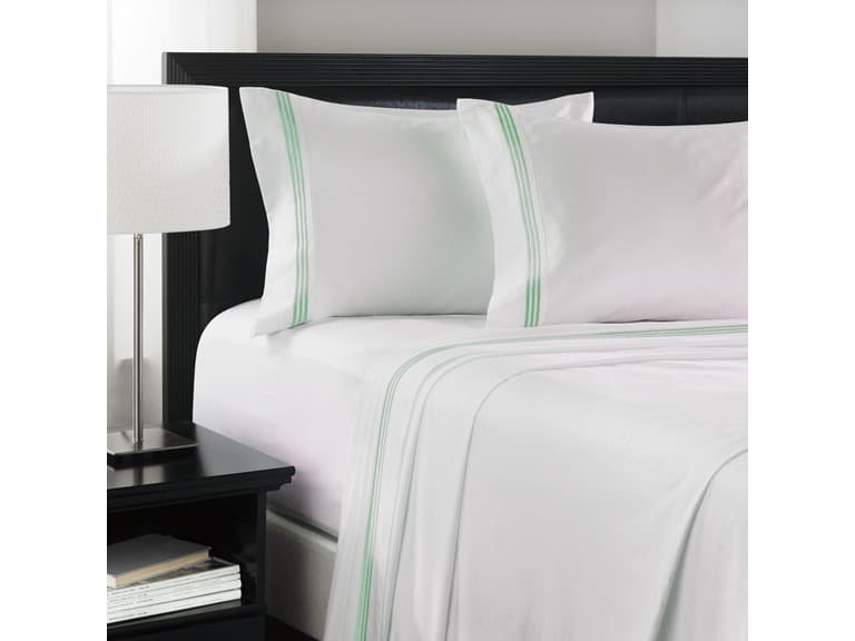 Luxury Home 3 Lines Microfiber Sheet Set - Image 1