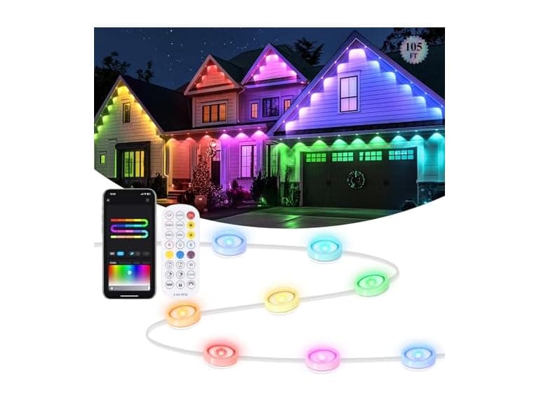 Brightever Permanent Outdoor Lights, Smart RGBIC - Image 1