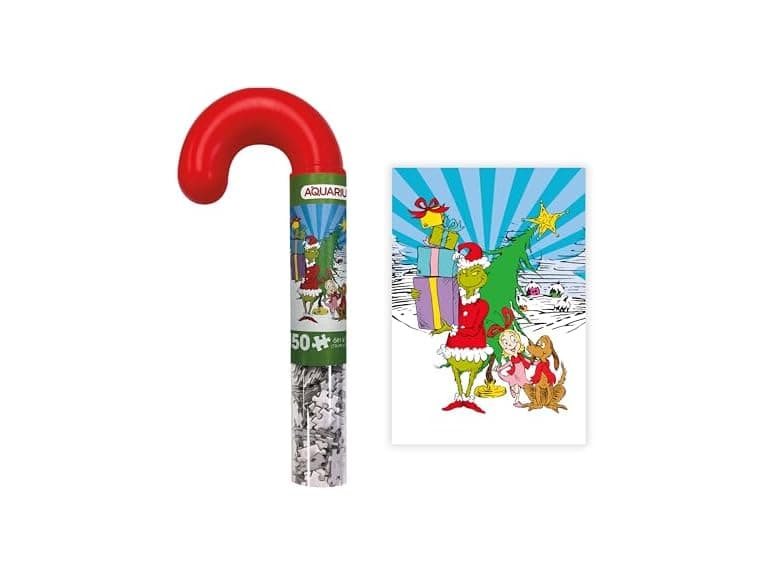 Aquarius Grinch Piece Micro Jigsaw Puzzle Tube - Image 1
