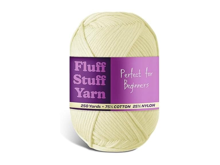 Soft Yarn for Crocheting Light Yellow - Image 1
