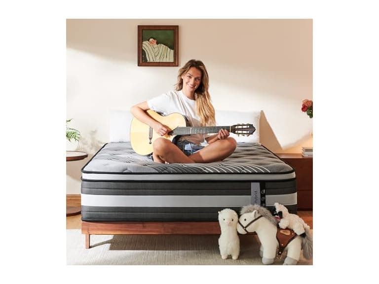 King 12 Inch Hybrid Mattress - Image 1