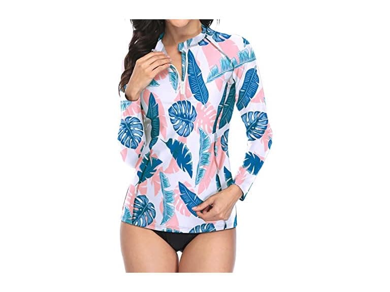 Daci Women (L) Rash Guard Top - Image 1