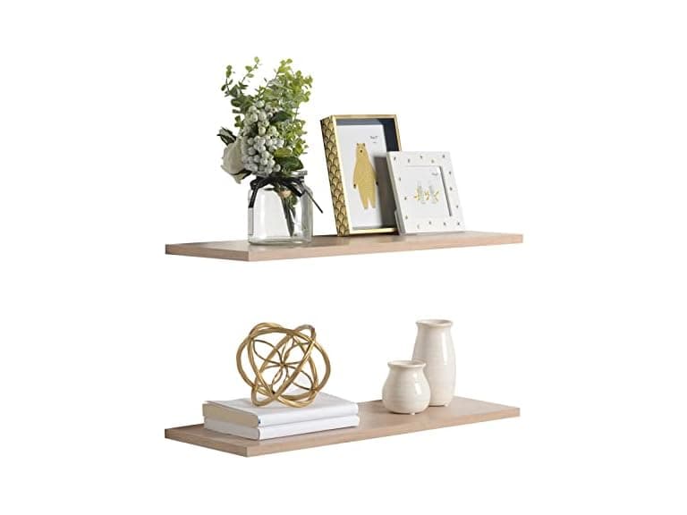 Delta Cycle 2-Pack Floating Shelves 24" x 8" x 0.5" - Image 1