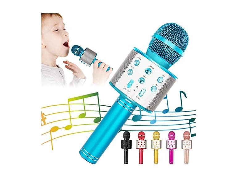 KIDWILL Wireless Bluetooth Karaoke Microphone