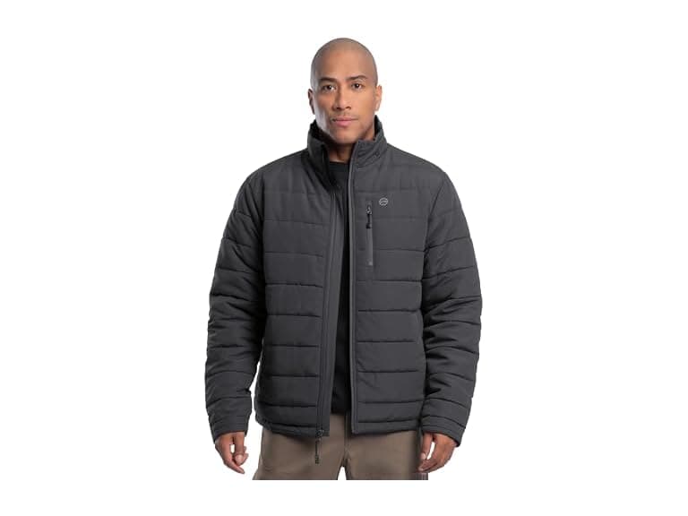 ATG Men Mock Neck Quilted Jacket - Image 1