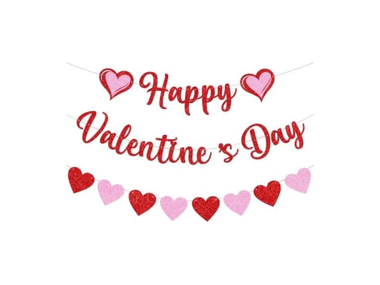 Happy Valentines Day Banner  - Image 1