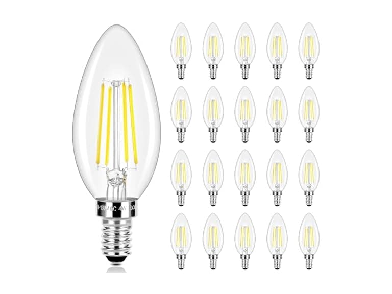 Brightever LED Candelabra Bulbs, E12 - Image 1
