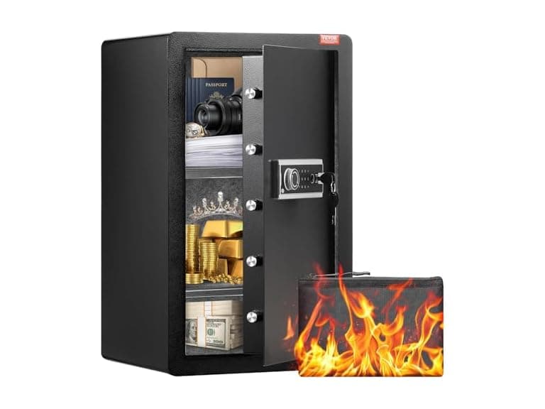 VEVOR Single Door 4.0 cu.ft Safe Box with Key Lock - Image 1