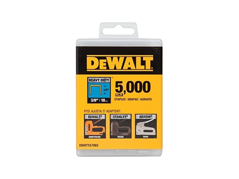 DEWALT Narrow Crown Staples 5/16" Crown - Image 1