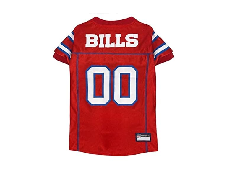 Pets First NFL Buffalo Bills Color Rush Dog Jersey - Image 1