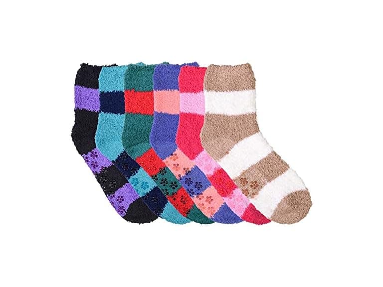 Mopas Women (OS) Cozy Fuzzy NON Skid Super Socks - Image 1