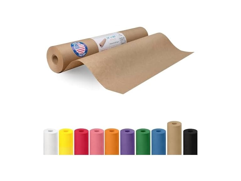 Brown Kraft Paper Roll 18" x 180ft - Image 1