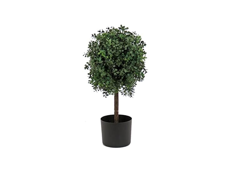 2 ft Artificial Boxwood Single Ball Topiary - Image 1