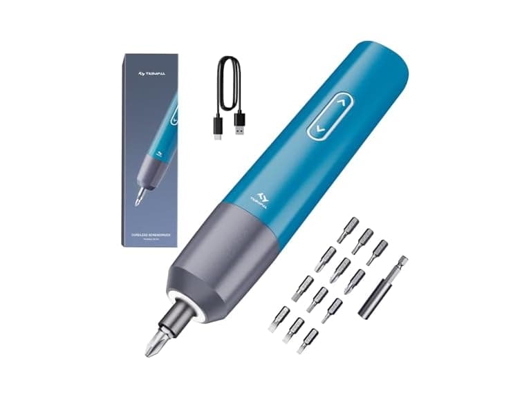 TILSWALL W800 4V Electric Screwdriver + 12 Bits - Image 1