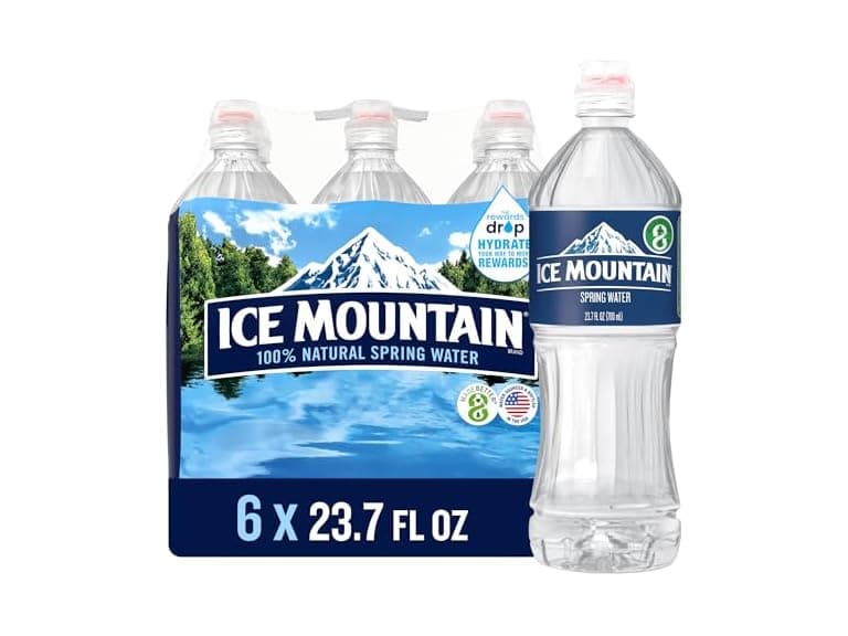 Ice Mountain Spring Water, 6 Pack - Image 1