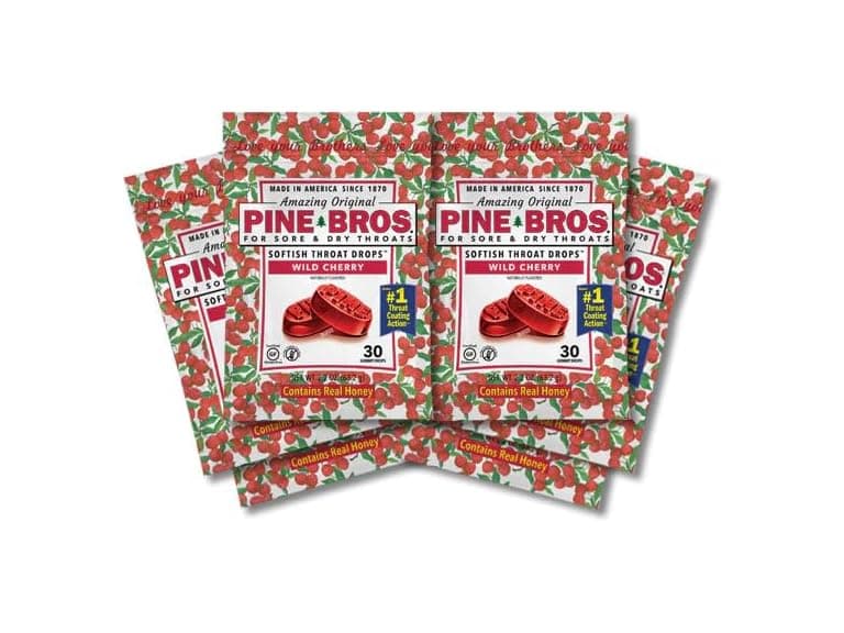 Pine Bros. Wild Cherry Throat Lozenges - Image 1