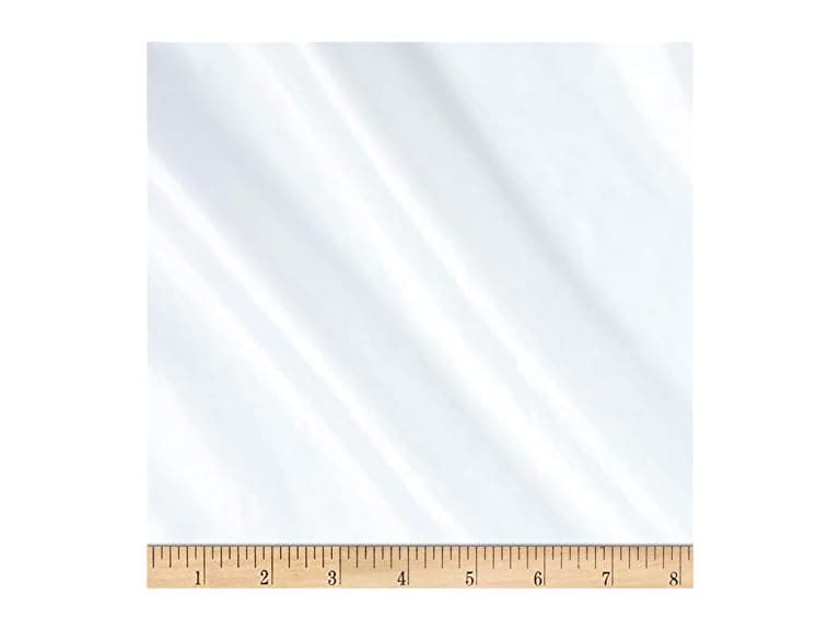 Ben Textiles Polyester Lining White, Fabric by the Yard - Image 1