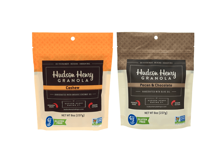 (6pk) Hudson Henry Granola - Cashew Coconut + Chocolate Pecan - Image 1