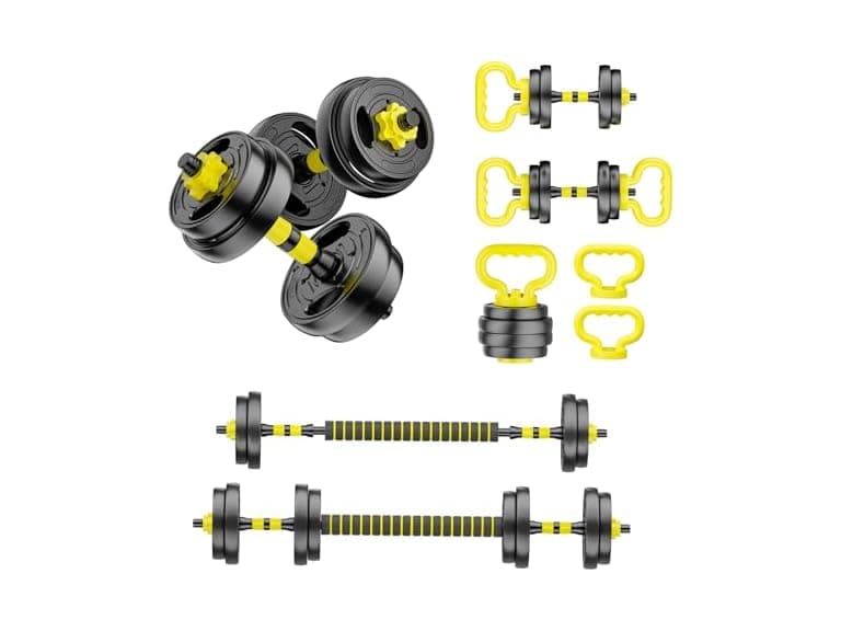 2x10lbs 4 in 1 Adjustable Dumbbell Set