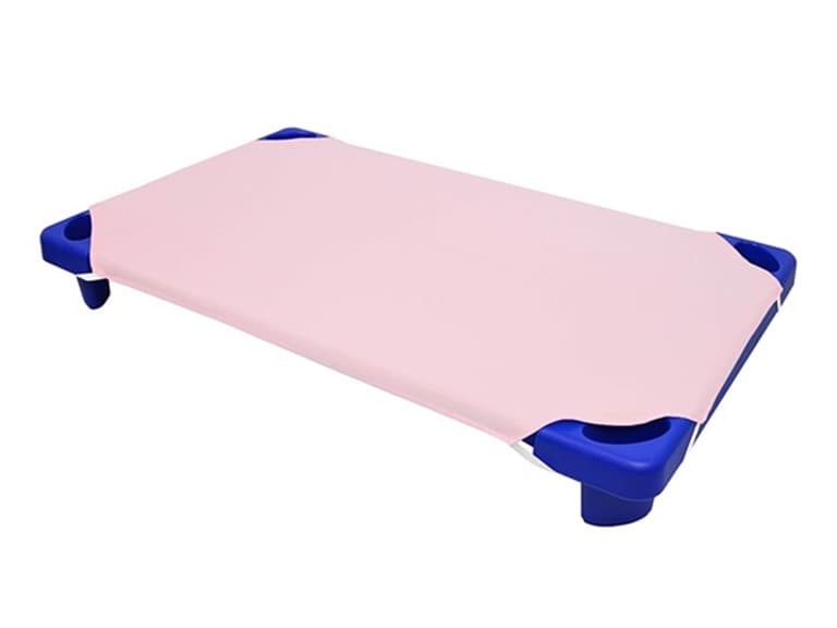 Cotton-Polyester Blend Cot Sheet Pink - Image 1