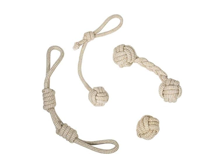Franklin Pet Natural Rope Dog Toys 4Pk - Image 1
