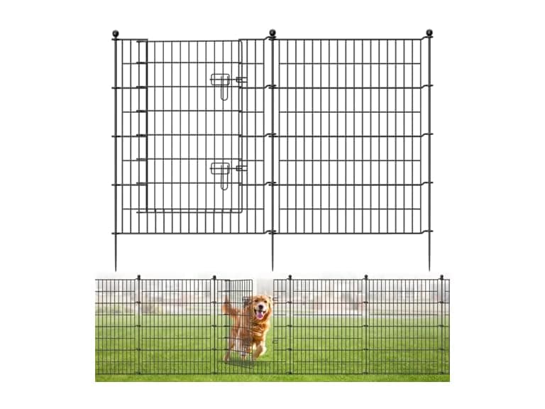 Nessxa 5 Panels No Dig Decorative Garden Fence - Image 1