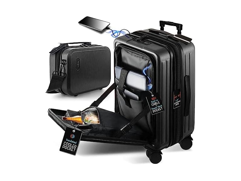 TravelArim Expandable, Black, 22 Inch - Image 1