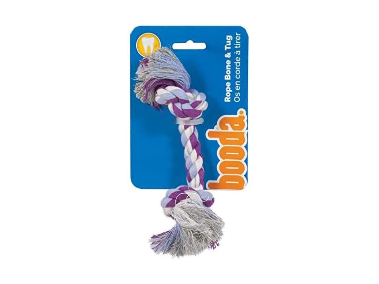 Petmate Booda Two Knot Rope Bone, Multicolored Xs - Image 1