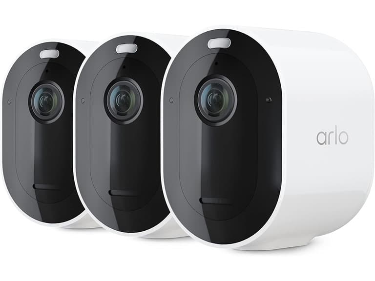 (3 Cam) (NEW) Arlo Pro 5S Spotlight 2K HDR Wireless Outdoor Security Camera