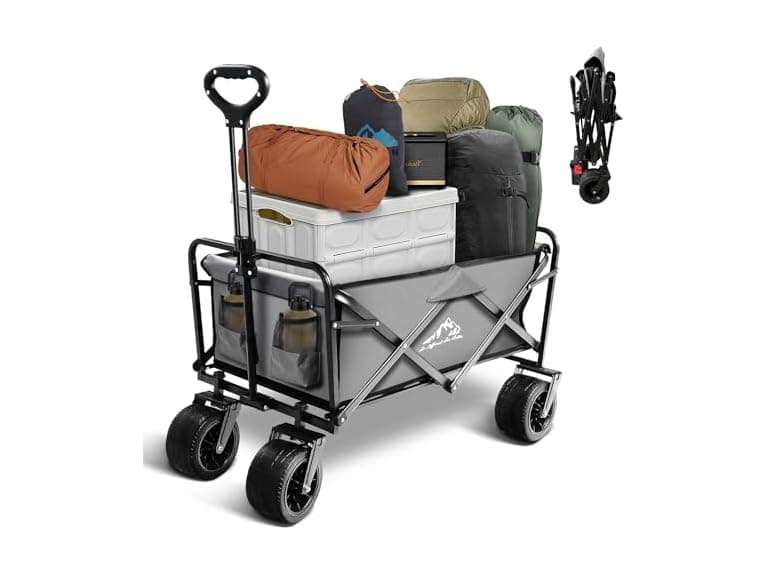 SAILARY Collapsible Folding Wagon, Capacity 300lbs - Image 1
