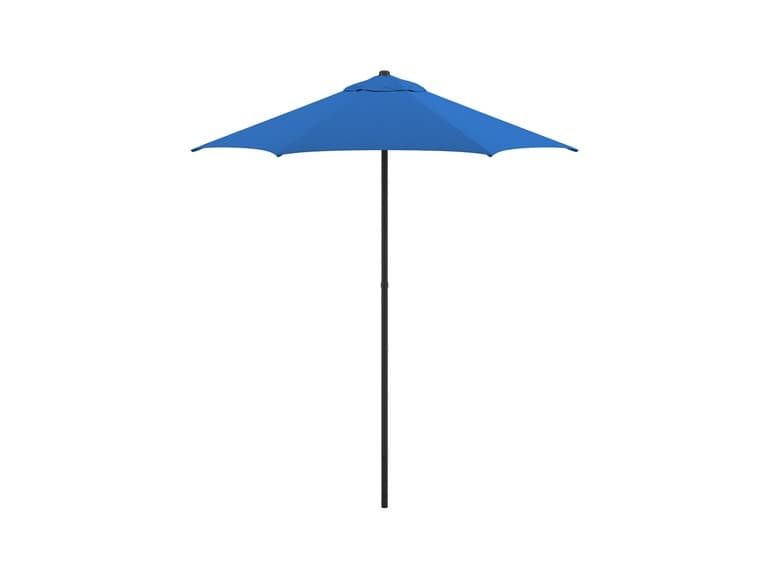 Astella 7.5' Steel Blue Push-button Tilt Patio Umbrella - Image 1