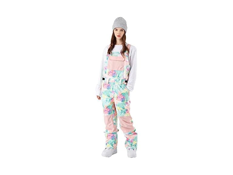 Searipe Men (L) Snow Bibs Adjustable Pants Pants - Image 1