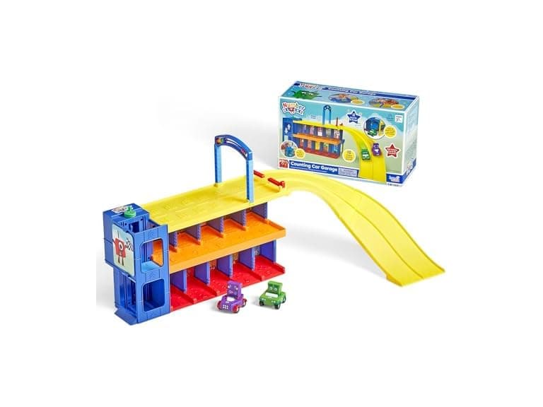 hand2mind Counting Garage and Vehicle Playset - Image 1