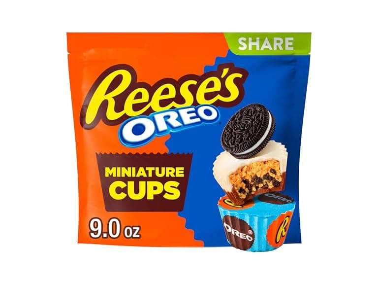 Reeses OREO Mini Milk Choc White Creme 9oz - Image 1