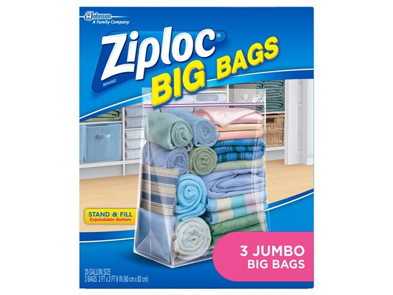 Ziploc Big Bags, Jumbo, 3 Count - Image 1