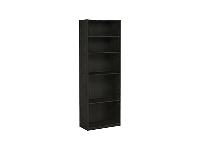 Furinno 5-Tier Bookshelf Espresso - Image 1