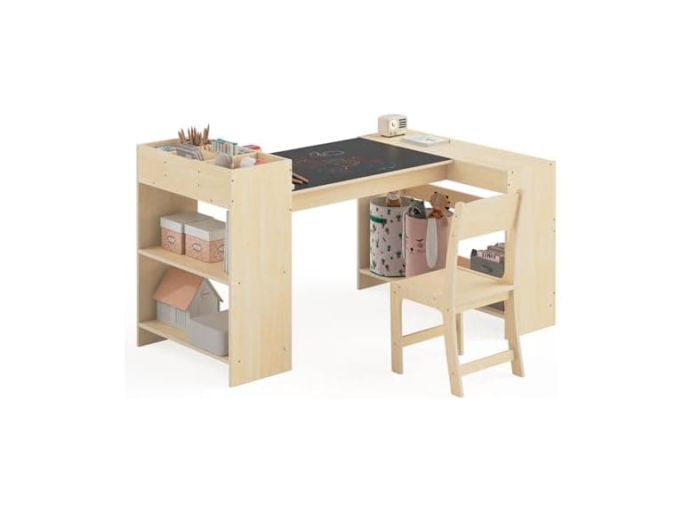 Kids Art Table and Chair Set - Image 1