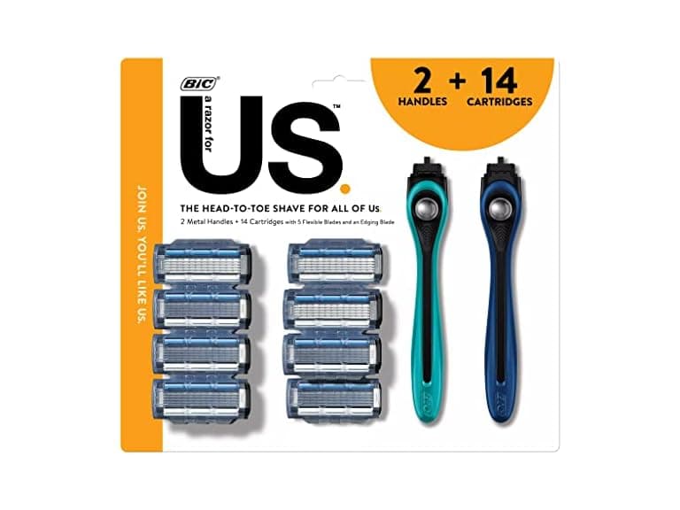 BIC US 5-Blade Unisex Shaving Razor For Men a - Image 1