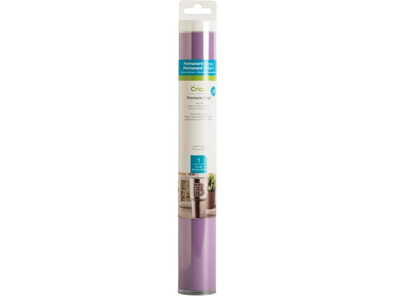 Cricut Premium Permanent Vinyl, 4ft Roll, Lt Purple - Image 1