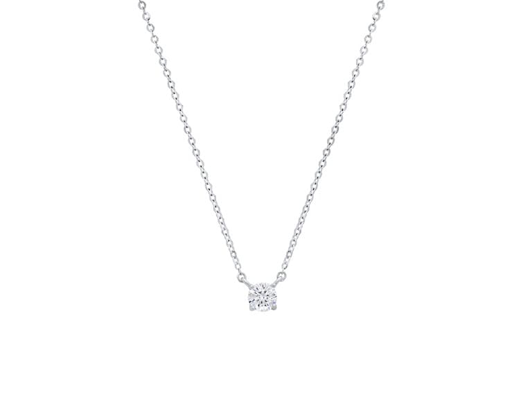 Moissanite Diamond Pendant Necklace - Image 1