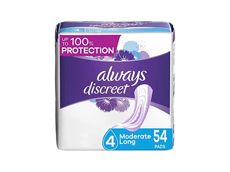 Always Incontinence & Postpartum Pads, 54ct - Image 1