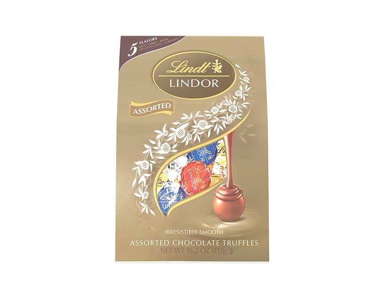 Lindt LINDOR Assorted Truffles Bag 15oz - Image 1