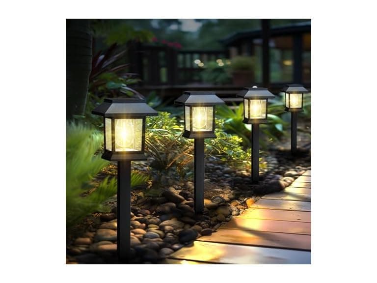 3000k Solar Pathway Lights - Image 1